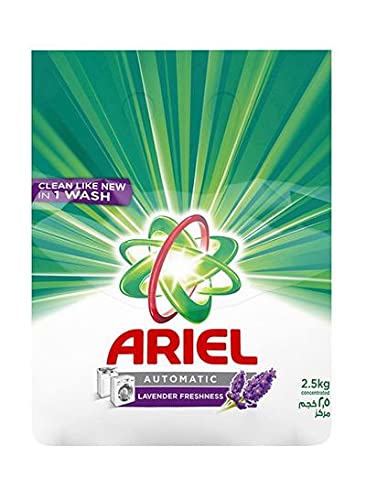 اريال مسحوق غسيل اوتوماتيك باللافندر - 2.5 كجم + 400جرام