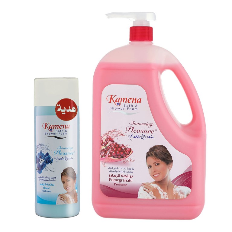 كامينا شاور جيل بالرمان 2 لتر + شاور جيل 200 مل