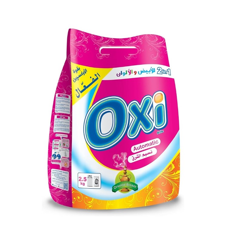 أوكسي مسحوق غسيل أوتوماتيك - نسيم الشرق - 2.5 كجم