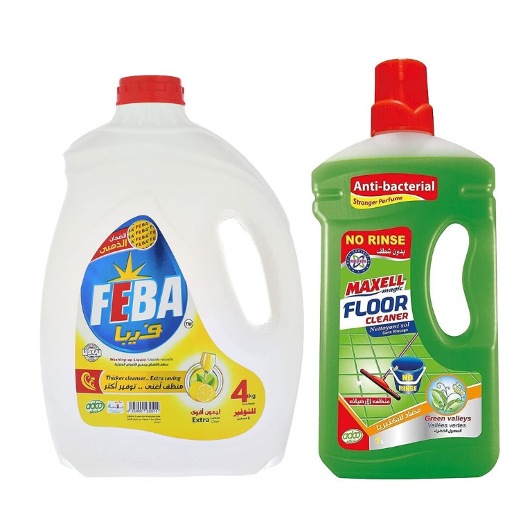 فيبا صابون سائل + ماكسيل منظف 5*1