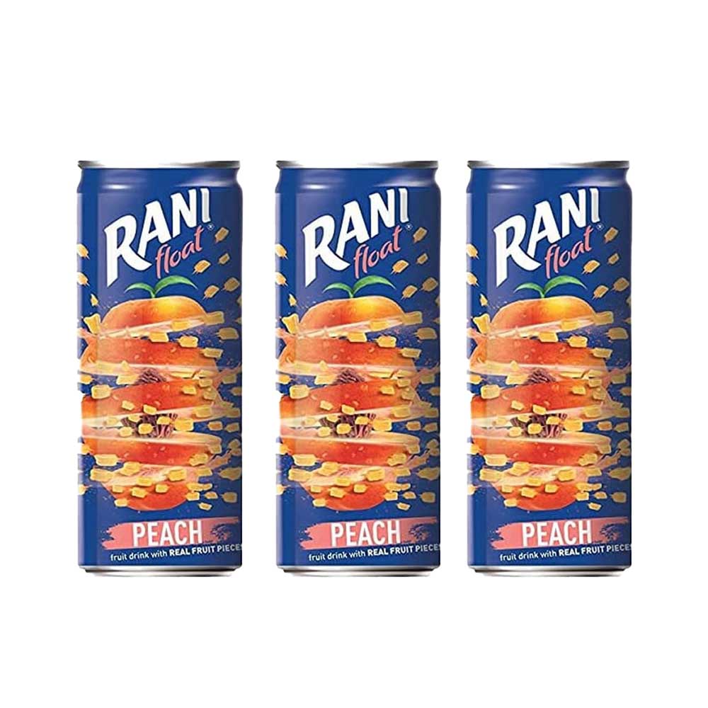 راني عصير حبيبات خوخ - 240 مل - 3 قطع