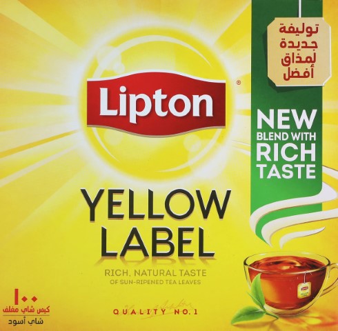 ليبتون شاي - 100 فتلة