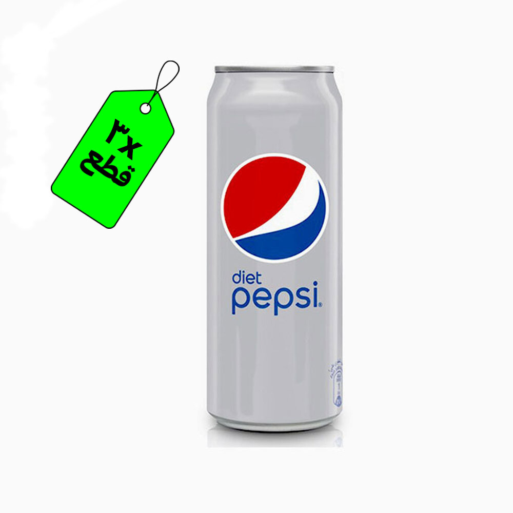 بيبسي دايت كانز - 3 قطع - 320 مل