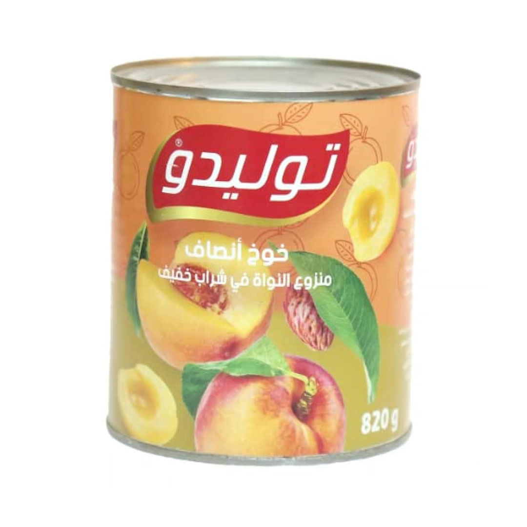 توليدو كمبوت خوخ - 820 جرام