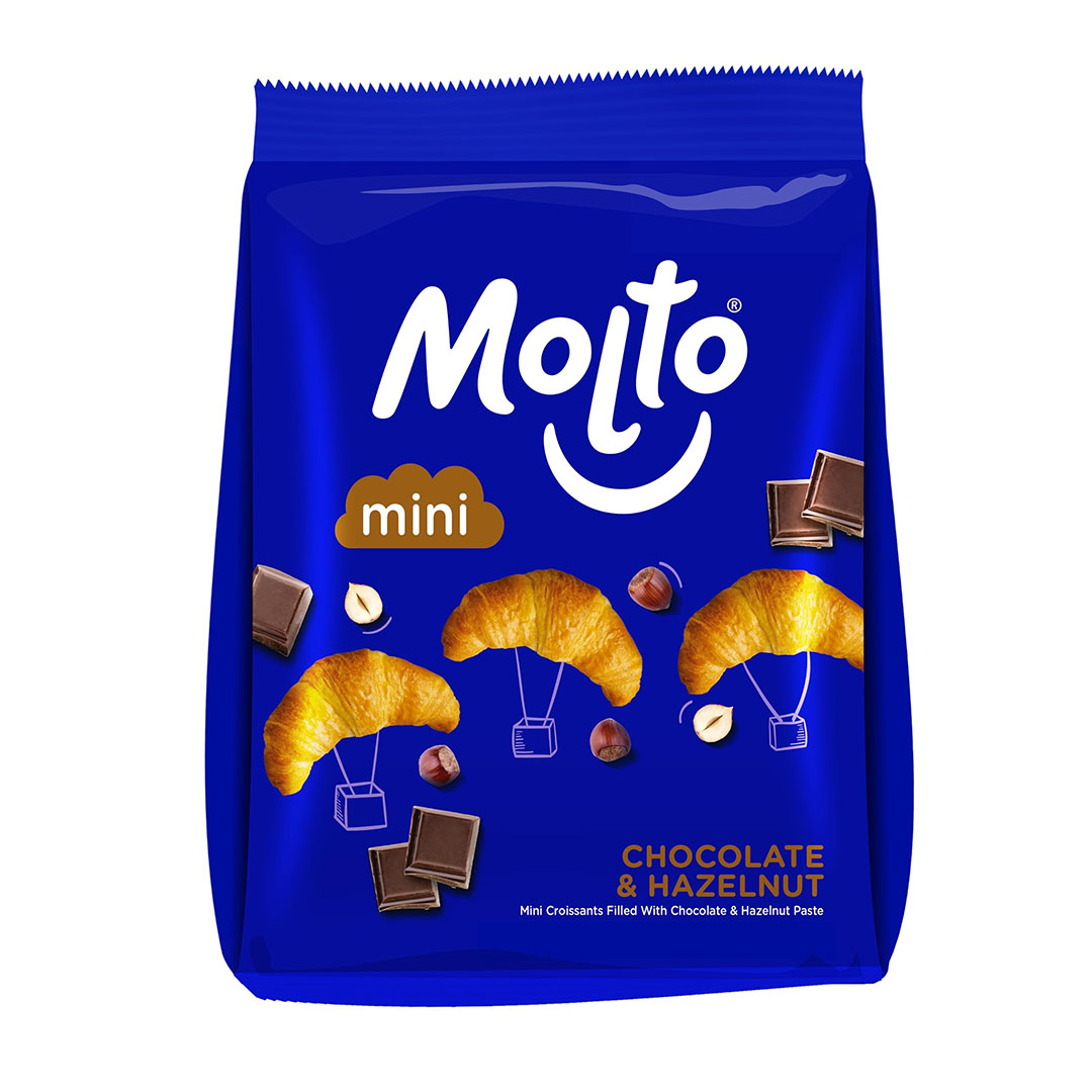 مولتو كرواسون ميني بالشوكولاتة والبندق - 1 قطعة