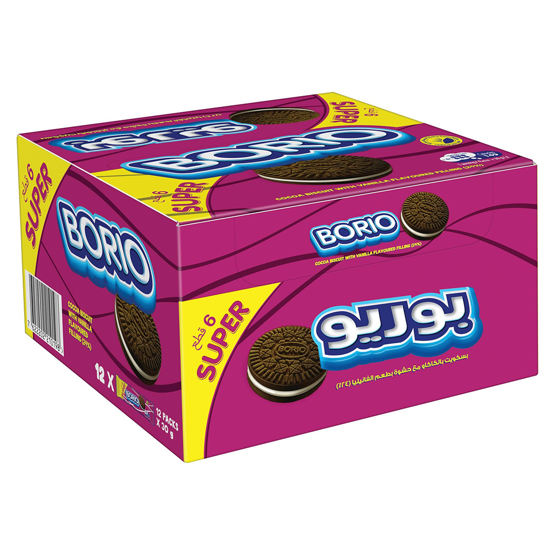 علبة بسكوت بوريو - 12 قطعة