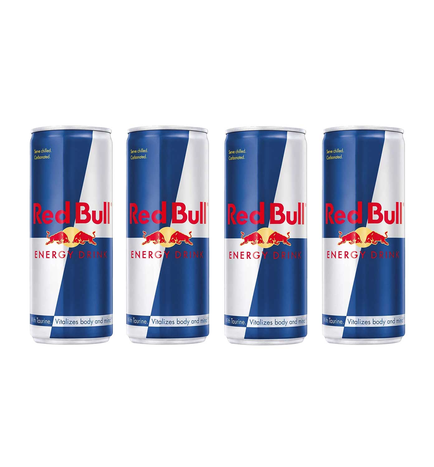 ريدبول مشروب طاقه - 250 مللي - 4 قطع