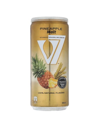 5 × V7 مشروب غازي - أناناس - 300 مل.