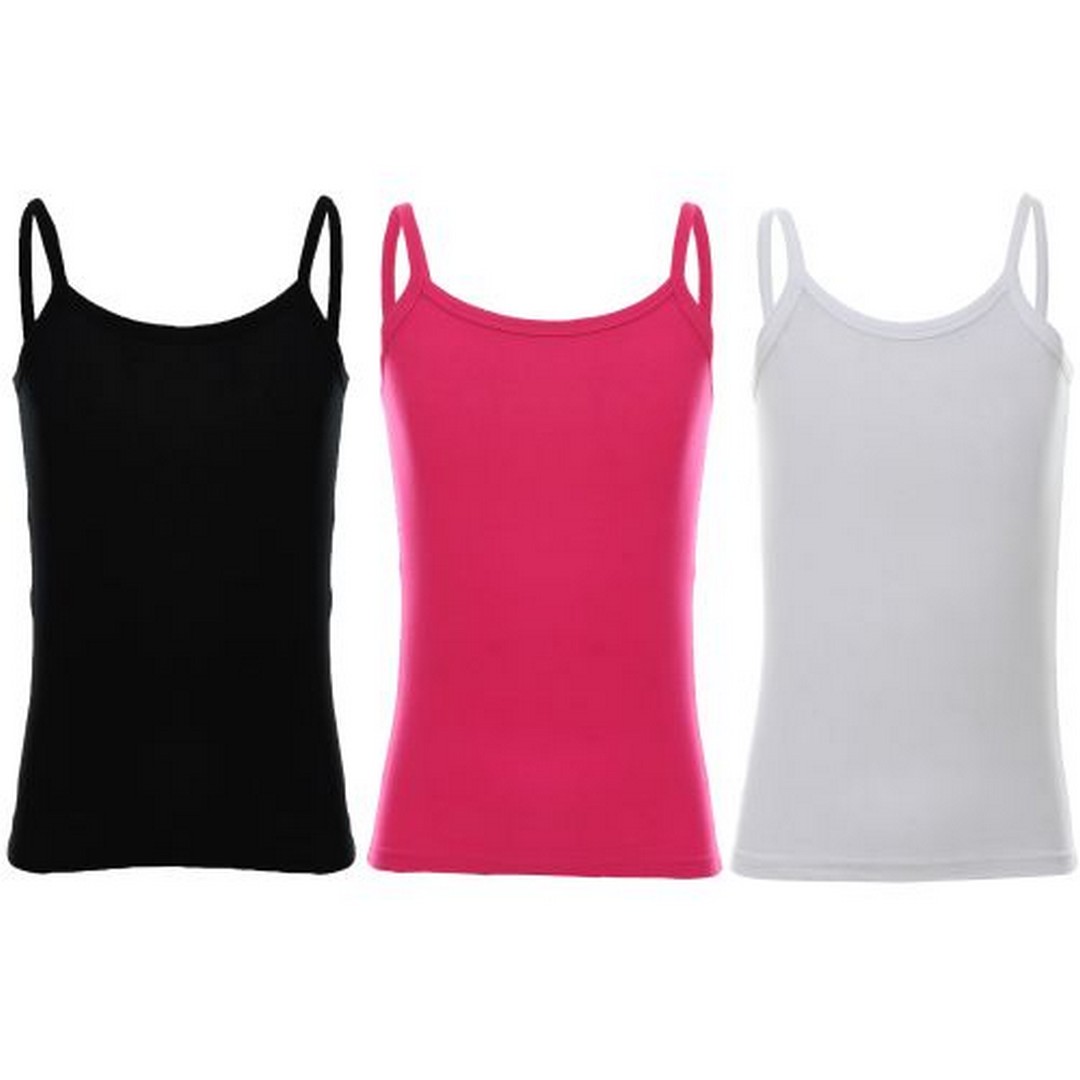 ميسيري فانلة حمالات داخلية بناتي - 3 قطع