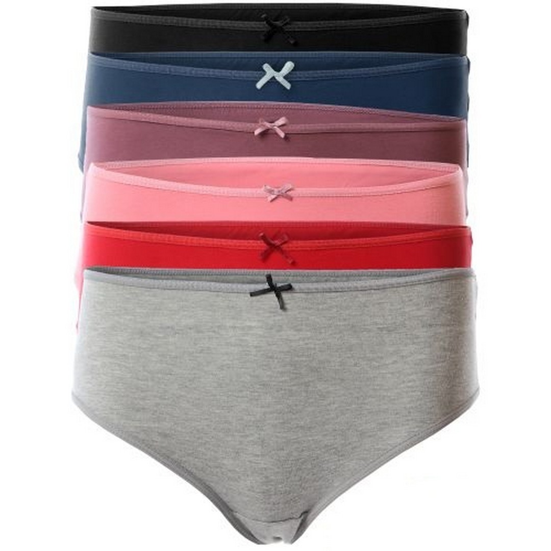 ميسيري بانتي حريمي قطن سادة مسيري - 6 قطع