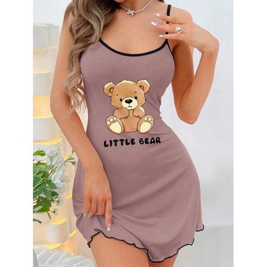 ميسيري قميص نوم مسيري حريمي مطبوع - كشميري