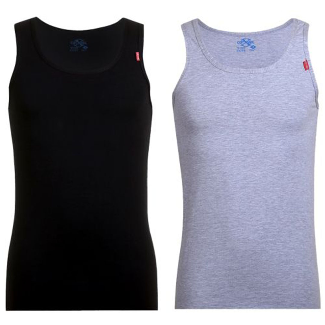 قطونيل فانلة داخلية رجالي قطنية - 2 قطعة