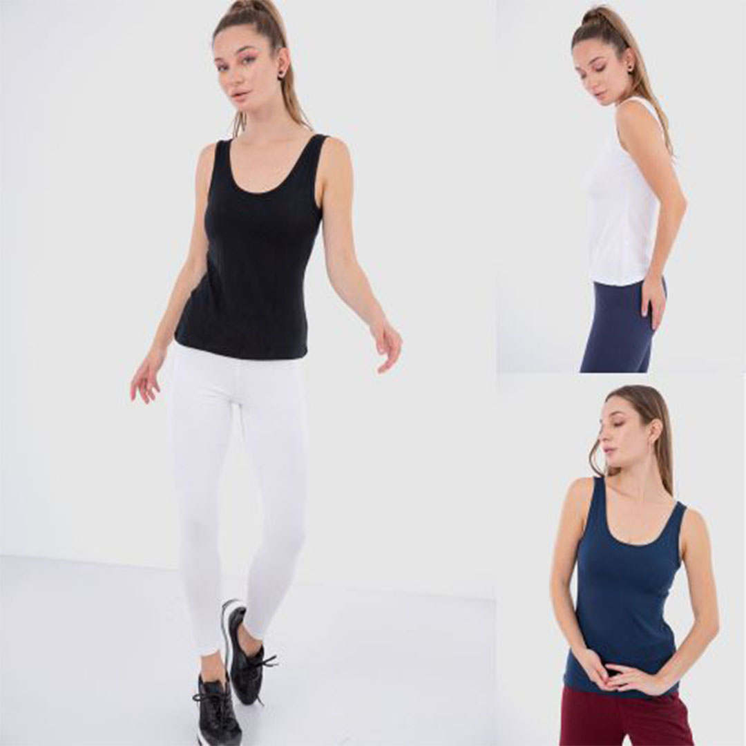 الميسيري توب حريمي قطن - 3 قطع