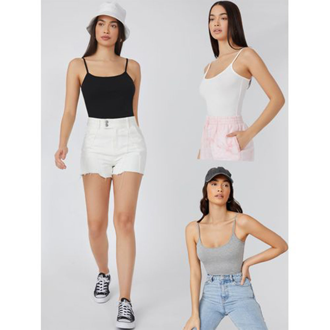 الميسيري طقم توب حمالة حريمي - 3 قطع