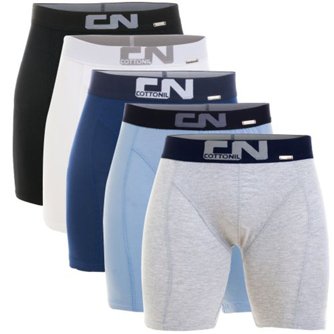 بوكسر قطونيل رجالي طويل - 5 قطع
