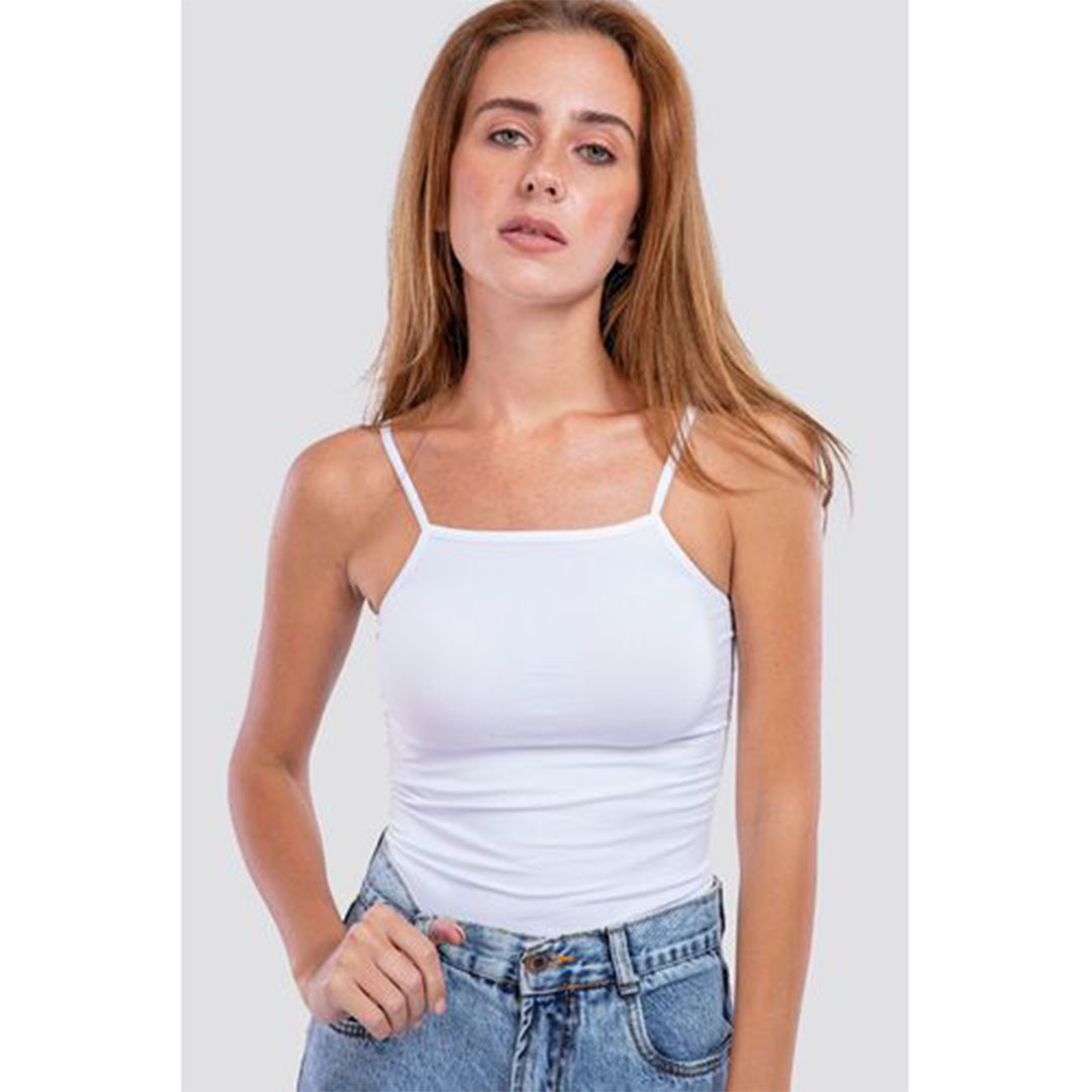 الميسيري توب حريمي كت اسباجتي - أبيض