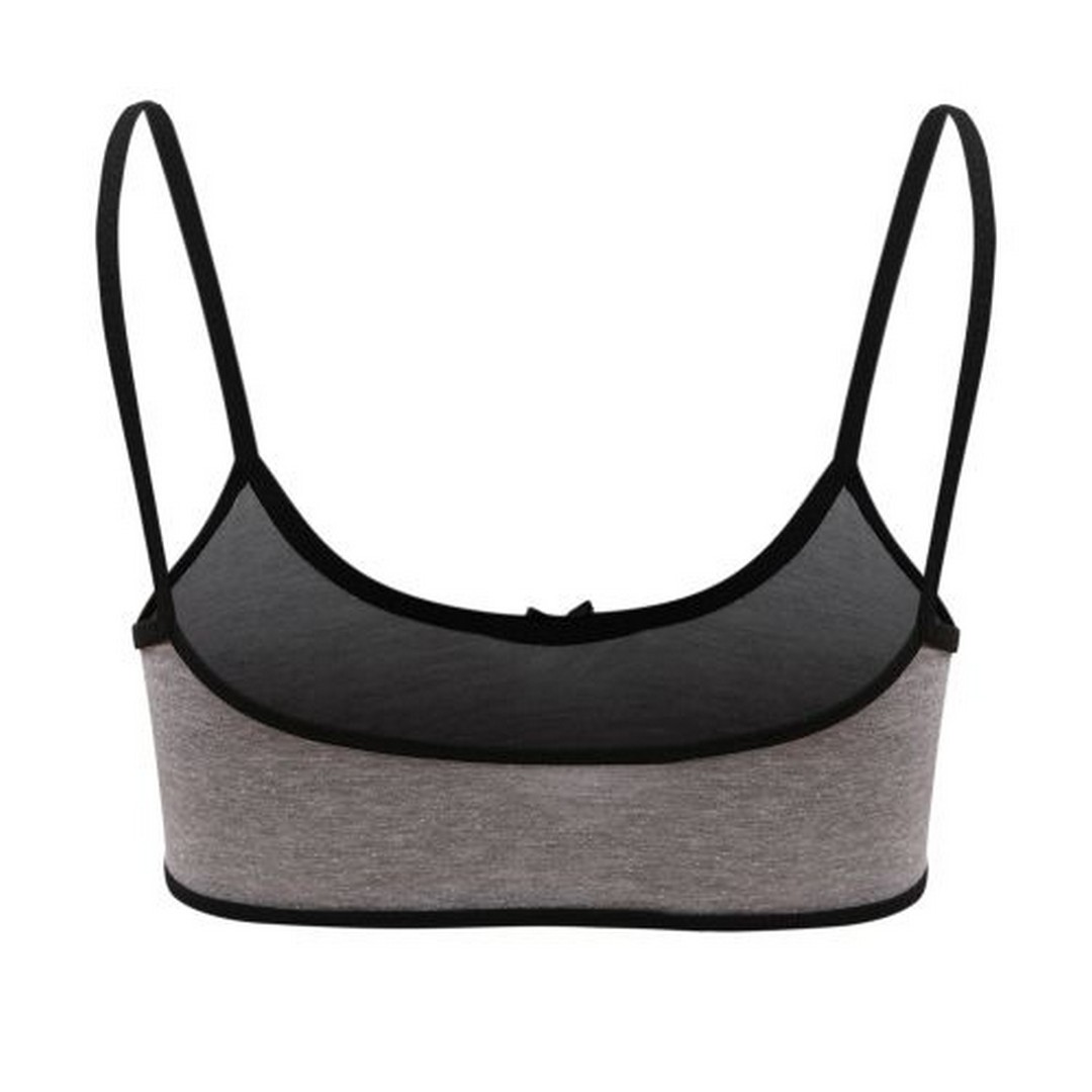 ميسيري برا قطن حريمي حمالة رفيعة - رمادي