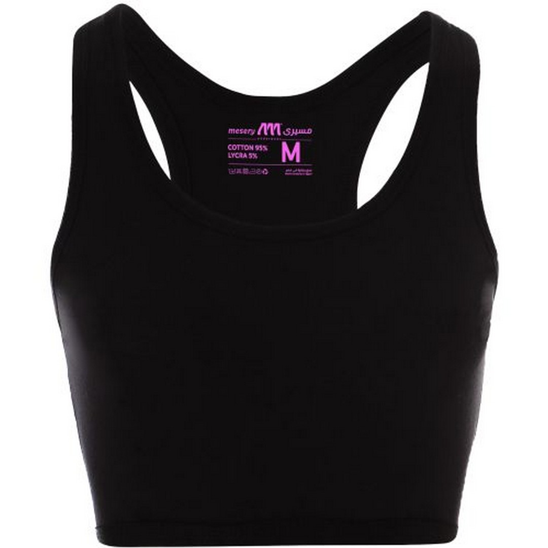 ميسيري توب حريمي رياضي مسيري - 2 قطعة أسود