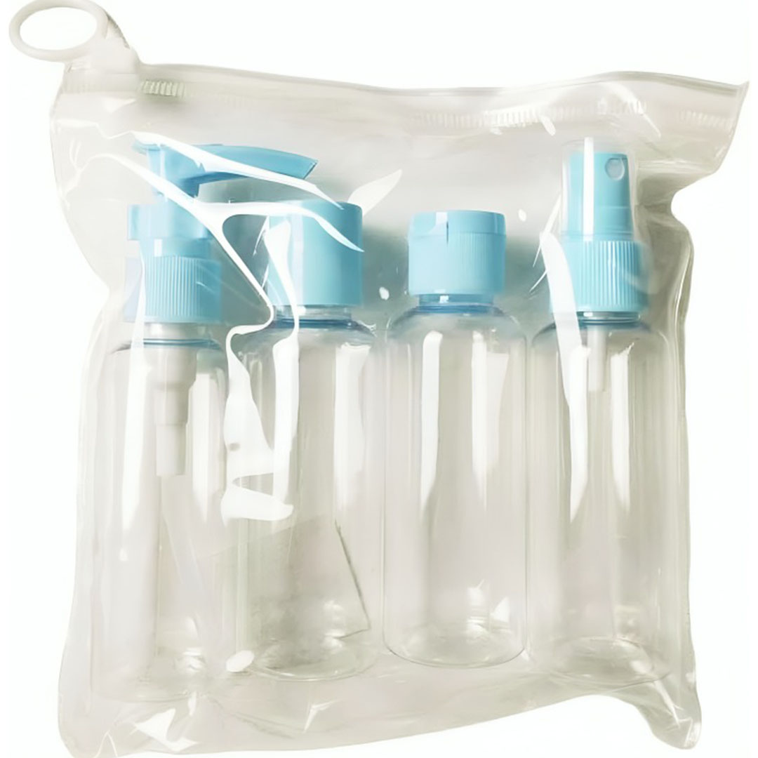 زجاجات بلاستيك للسفر -  4 قطع