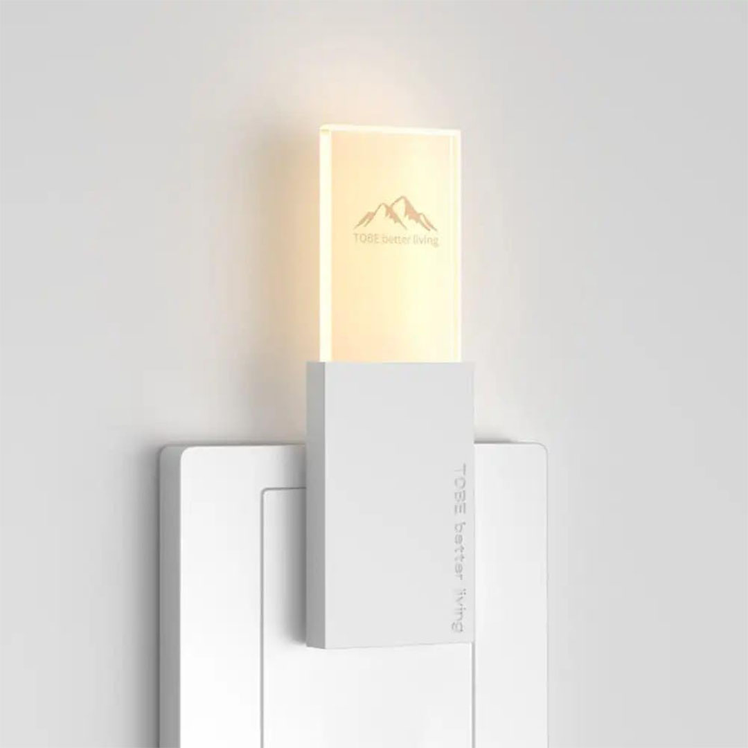 طارد الحشرات بالموجات فوق الصوتية ضوء ليلي - أبيض