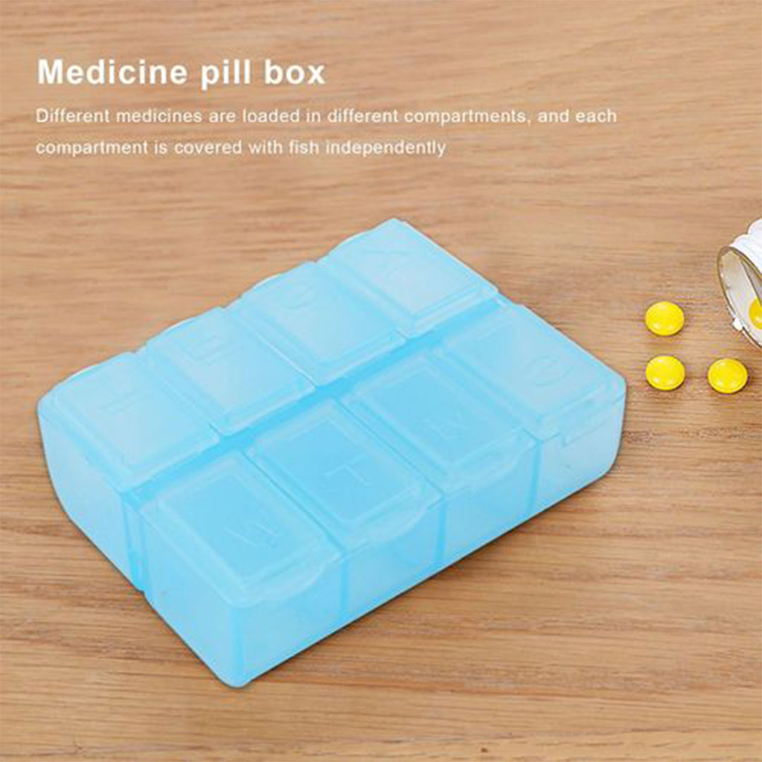 منظم أدويه بلاستيك - لبني