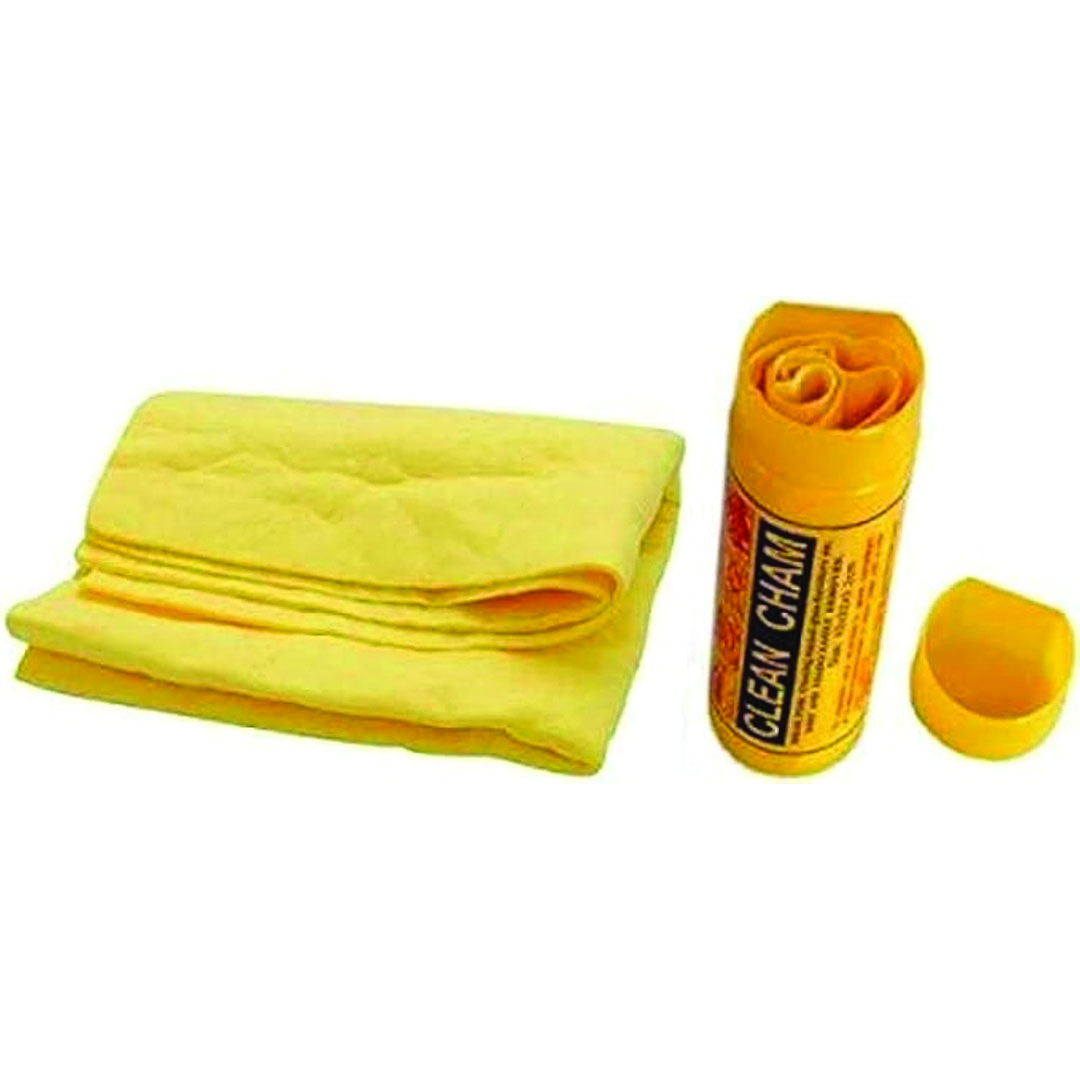 قماش شمواه صناعي لتنظيف السيارة - أصفر