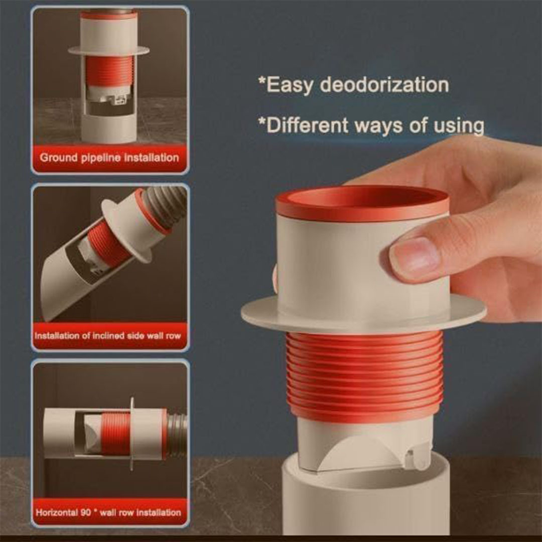 سداده حوض الصرف مانعه لرائحة الصرف - أبيض