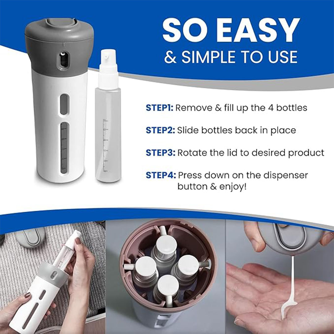 ديسبنسر رحلات 4 * 1 - أبيض