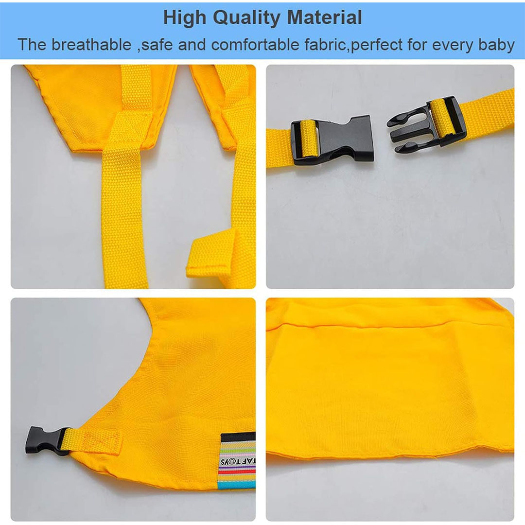 حزام تثبيت الاطفال علي الكرسي - أصفر