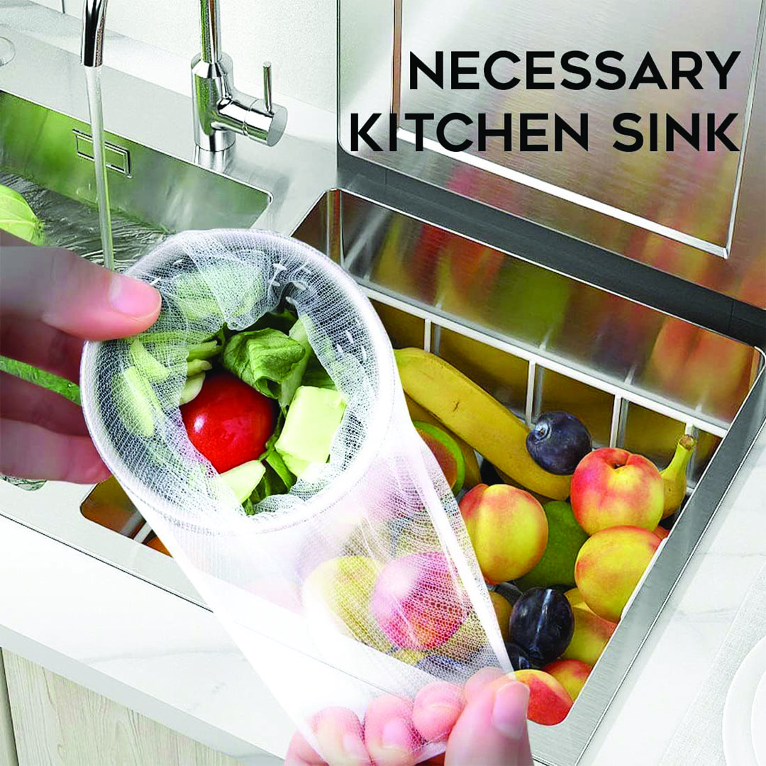 مصفاه الحوض الشبكيه - 100 قطع - أبيض