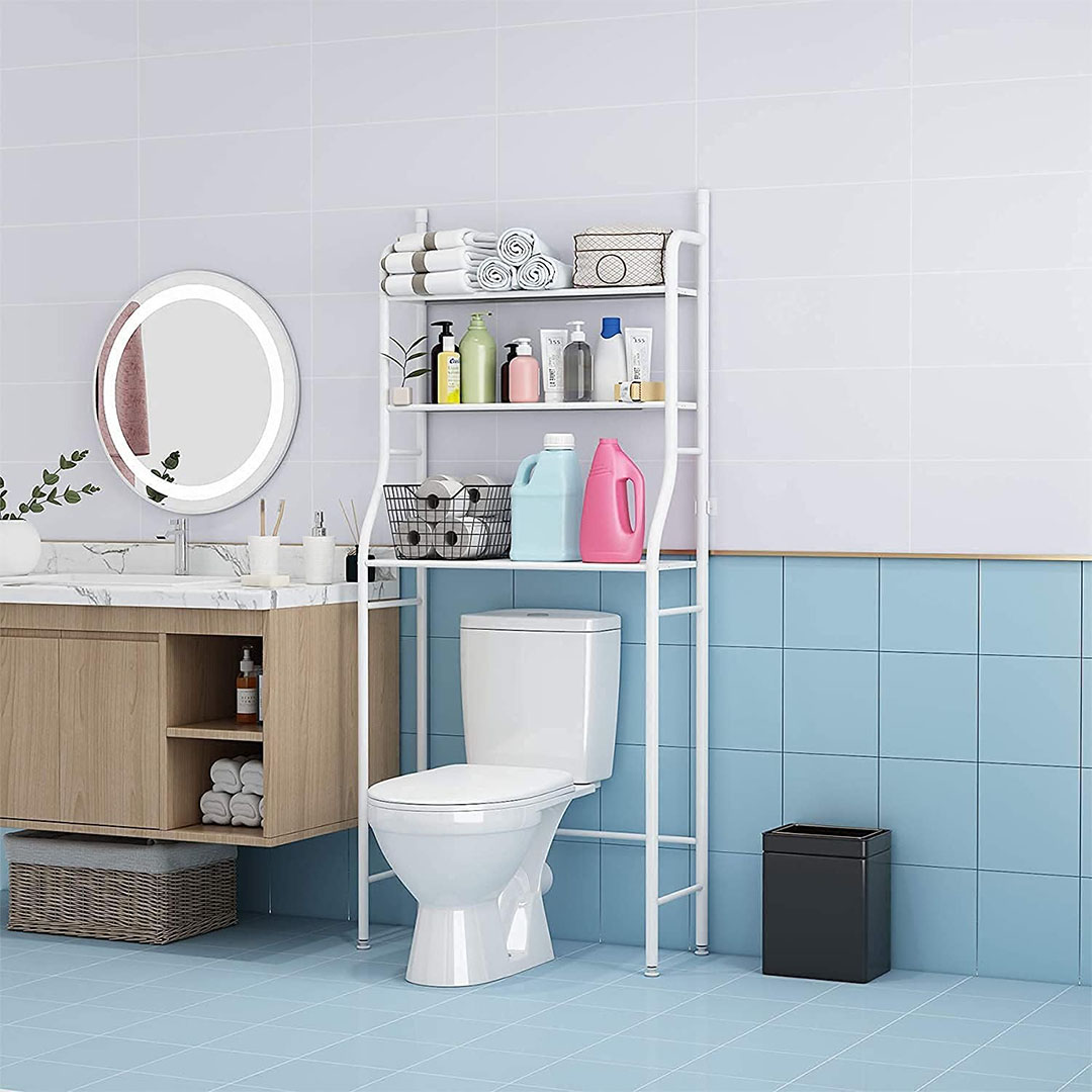 رف للحمام - 3 طوابق