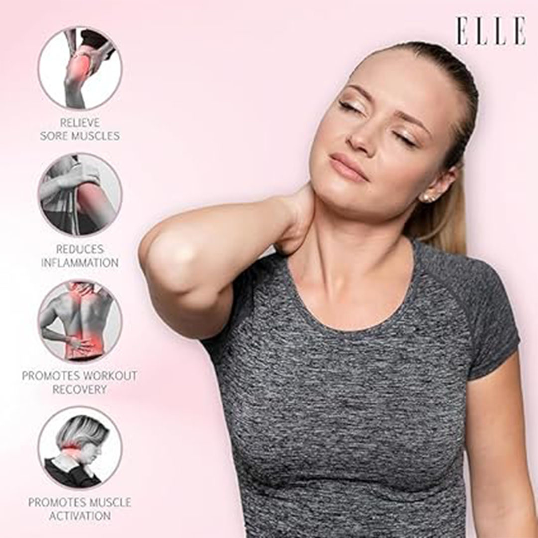 جهاز تدليك كهربائي احترافي - 5 في 1 - بينك