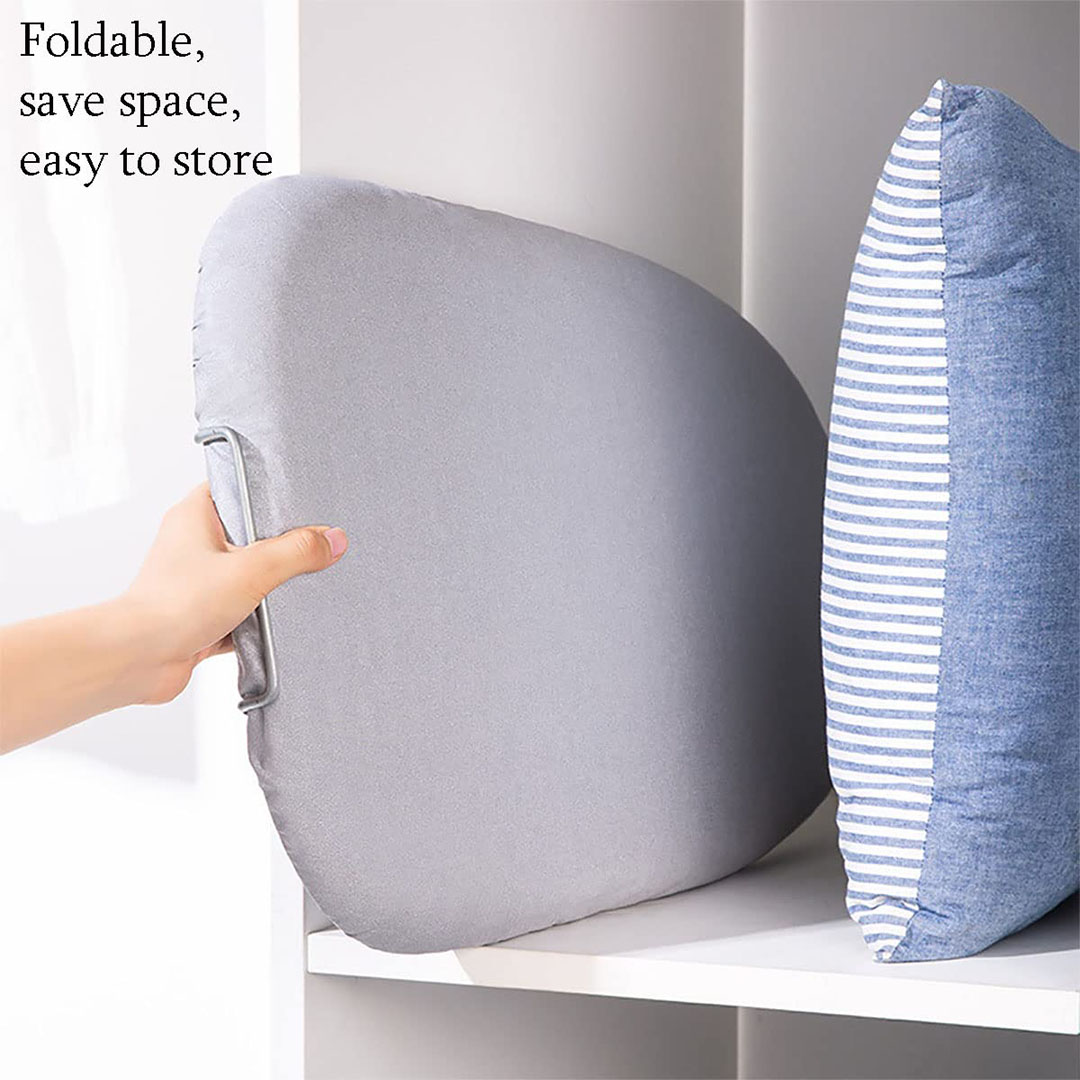 ترابيزة مكواة بغطاء قطن - 60 سم - أبيض