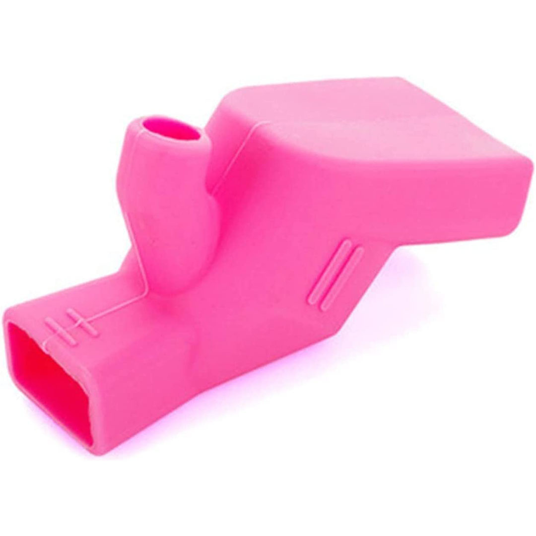 وصلة تمديد للحنفية سيليكون - بينك