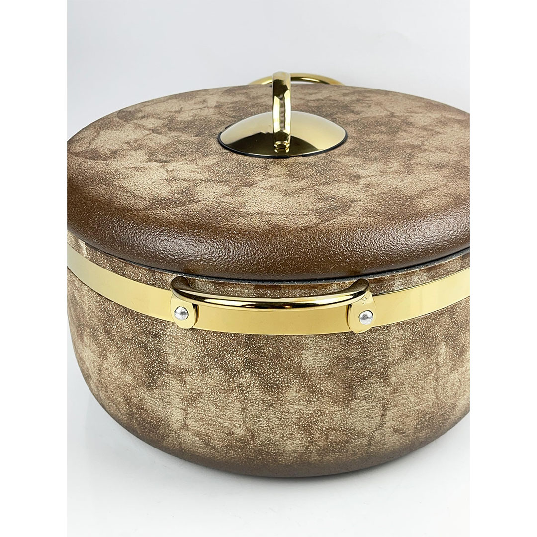 طقم حلل جرانيت بريوني - 12 قطعة - ذهبي