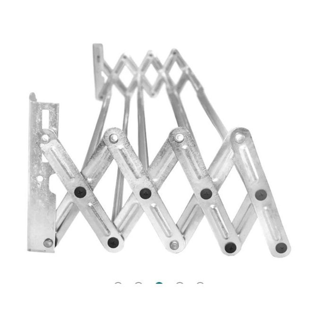 منشر حائط قابل للطي - فضي - 8 حبل