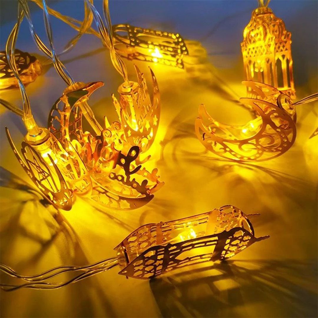 شريط أضاءة نحاسي - اشكال اسلامية - 3 متر