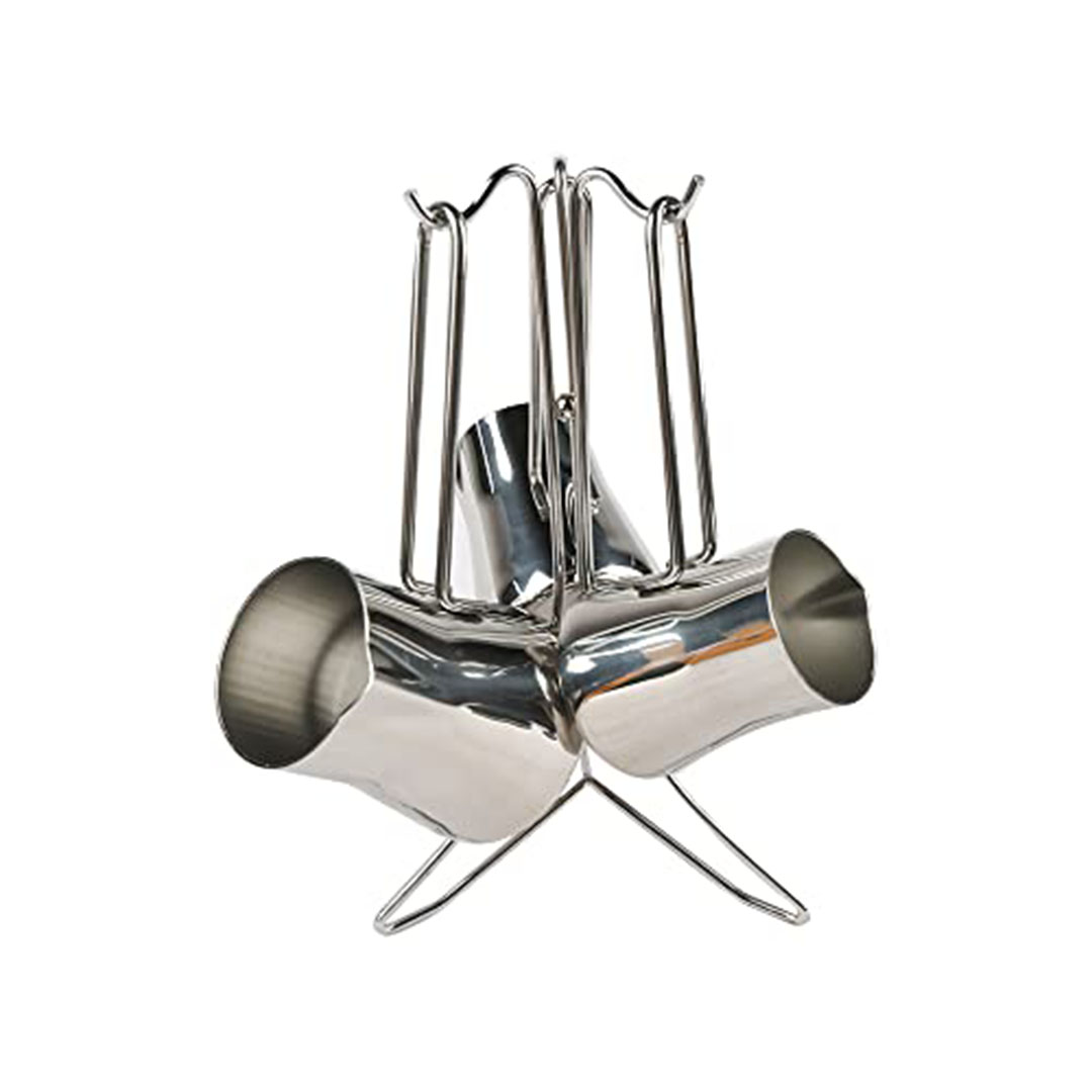 طقم كنكة قهوة تركي استانلس - ٣ قطع