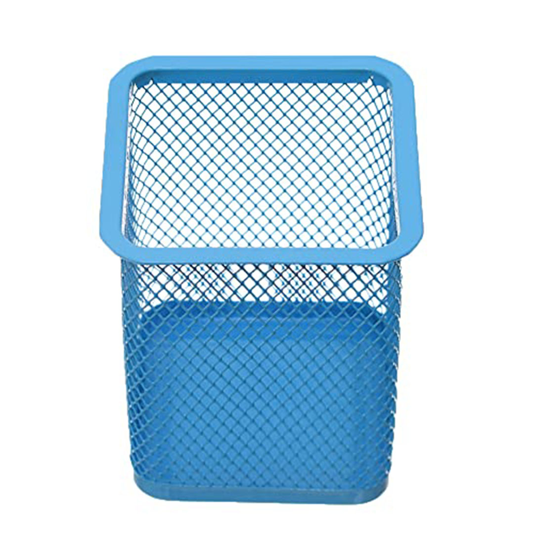 حامل أقلام معدني - أزرق