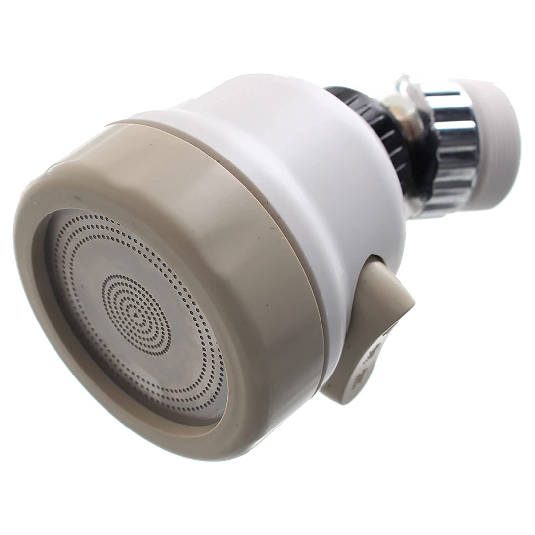 حنفية مياه بفلتر ضغط عالي دوران 360 درجة - 3 اوضاع - أبيض