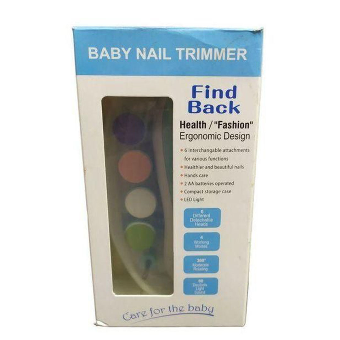 مجموعة مبرد أظافر كهربائي للأطفال – لبني