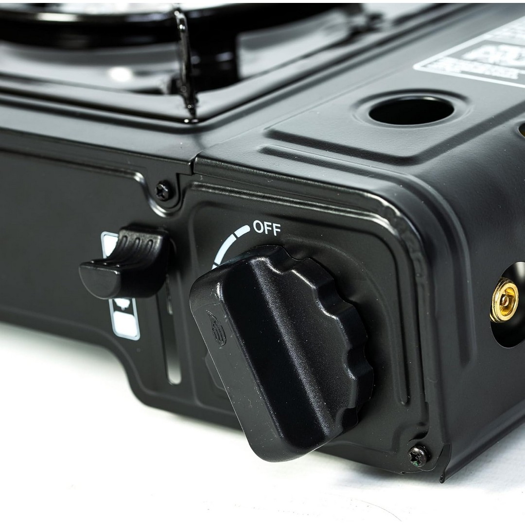 موقد تخييم غاز - أسود