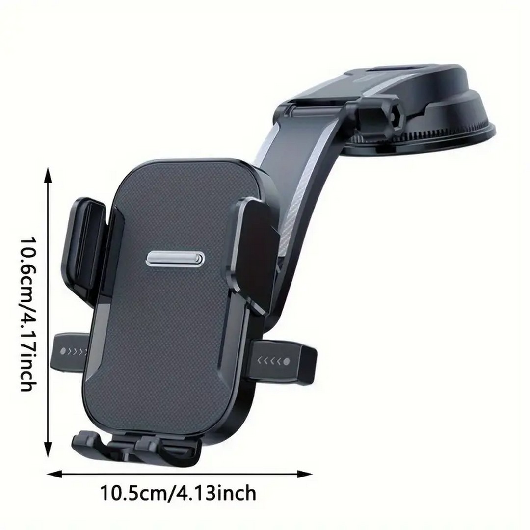 حامل هاتف محمول للسيارة - 360 درجة - أسود