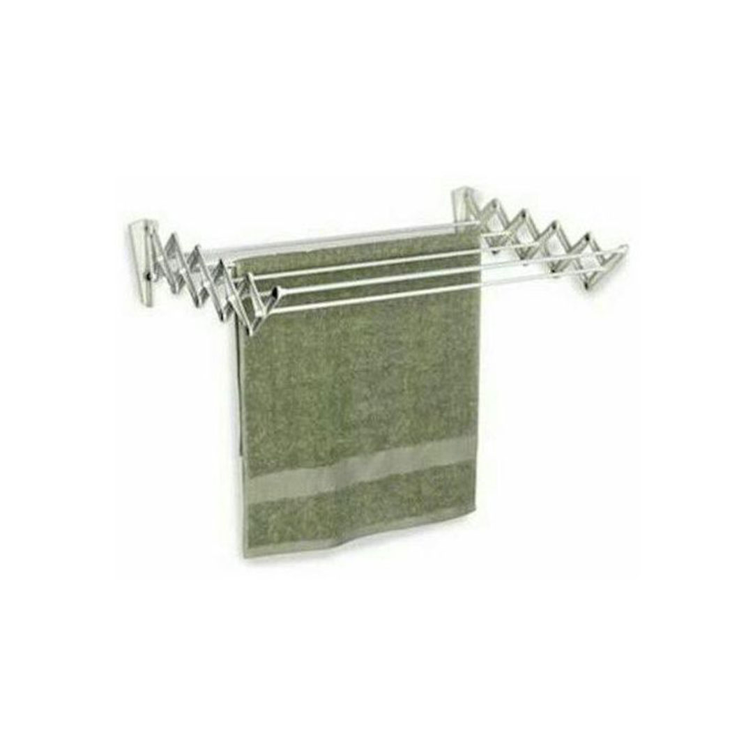 منشر حائط قابل للطي - فضي - 8 حبل