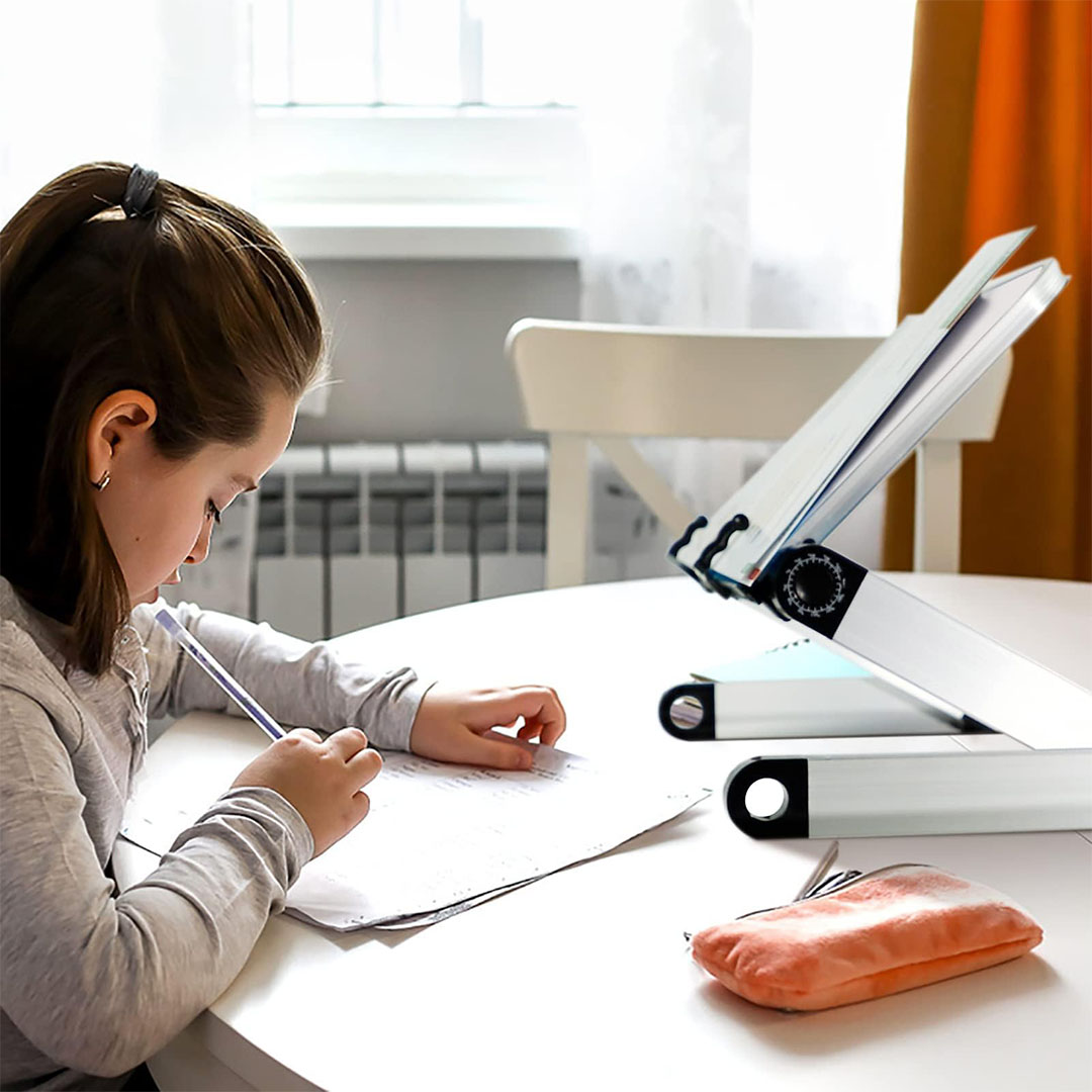 حامل قابل للتعديل للابتوب والكتب