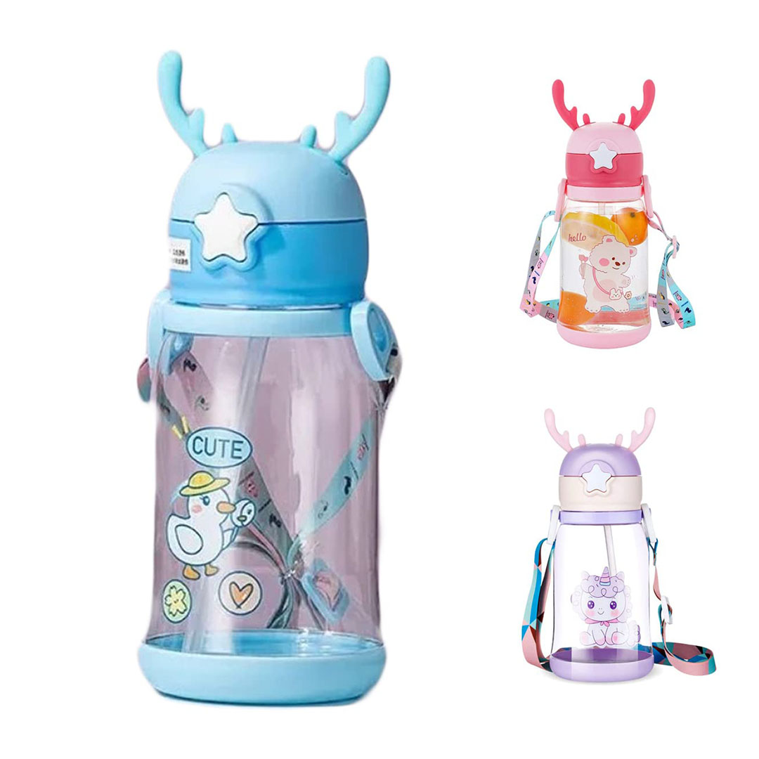 زمزمية أطفال محمولة مع شفاطة - 600 مللي