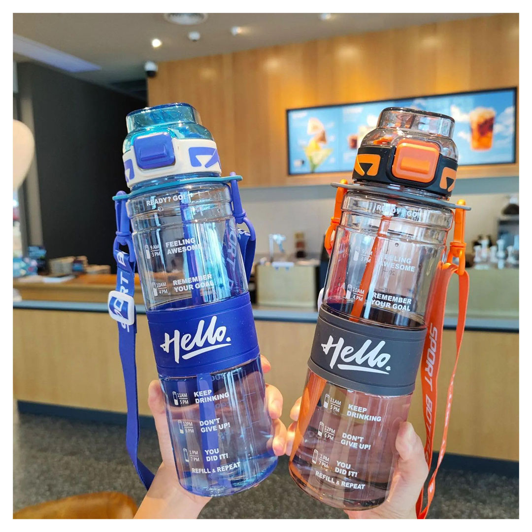 زجاجة مياة رياضية - 1 لتر