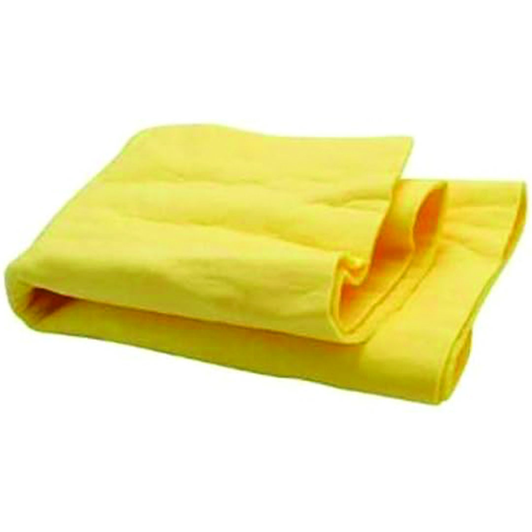 قماش شمواه صناعي لتنظيف السيارة - أصفر