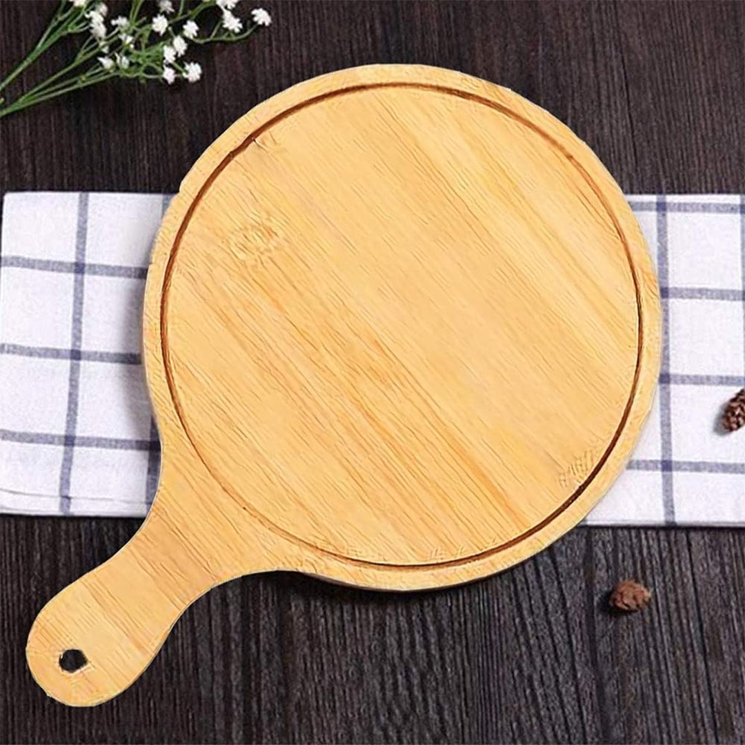 صينية تقديم بيتزا خشبية - خشبي