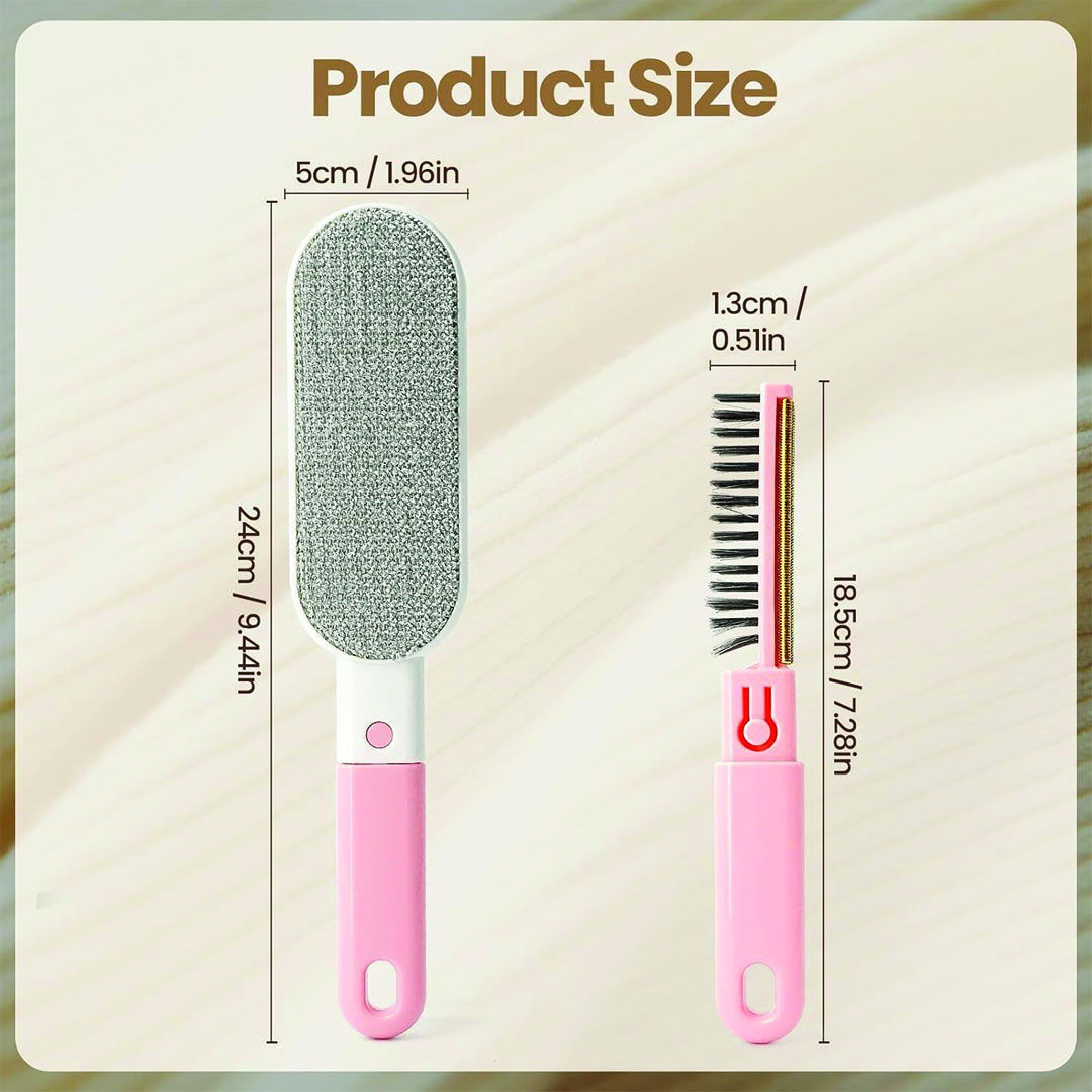 فرشاة إزالة الوبر متعددة الأستخدامات - 4*1 - أبيض